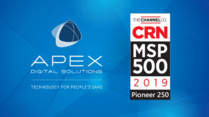 The Channel Co, CRN, Pioneer 250, Microsoft Gold Partner, Microsoft 365, IT Services, Apex Digital SolutionsT