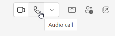 Microsoft Teams Calling from Chat Window