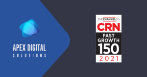 Apex listed on CRN Fast Growth 150 for second year in a row