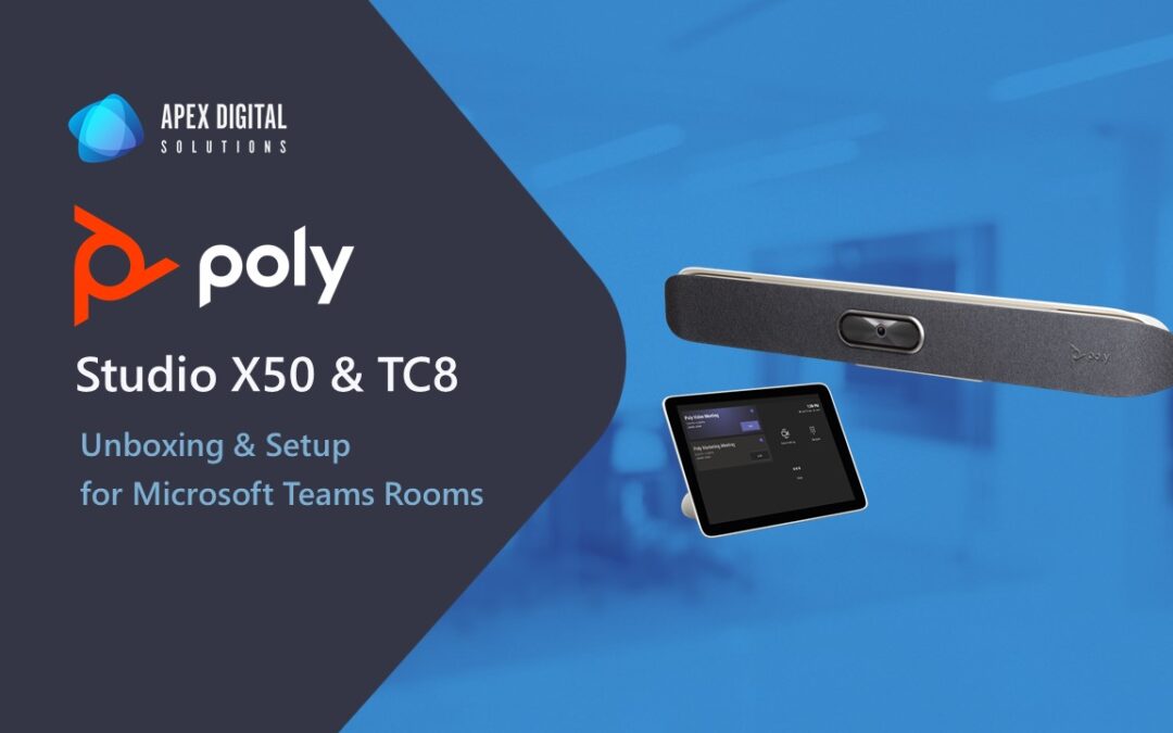 Installing the Poly Studio X50 Video Bar and TC8 for Microsoft Teams Rooms