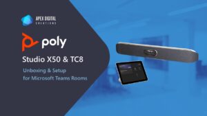 poly x50 unboxing and setup microsoft teams
