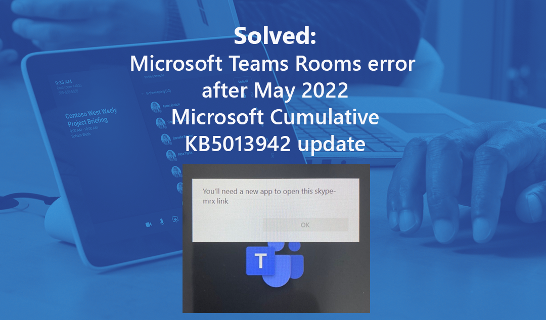 skype-mrx link teams rooms error